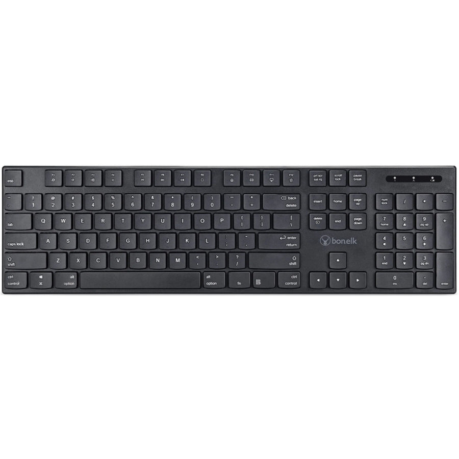 Bonelk KM-314  Wireless Keyboard & Mouse Combo for PC and Mac - Black