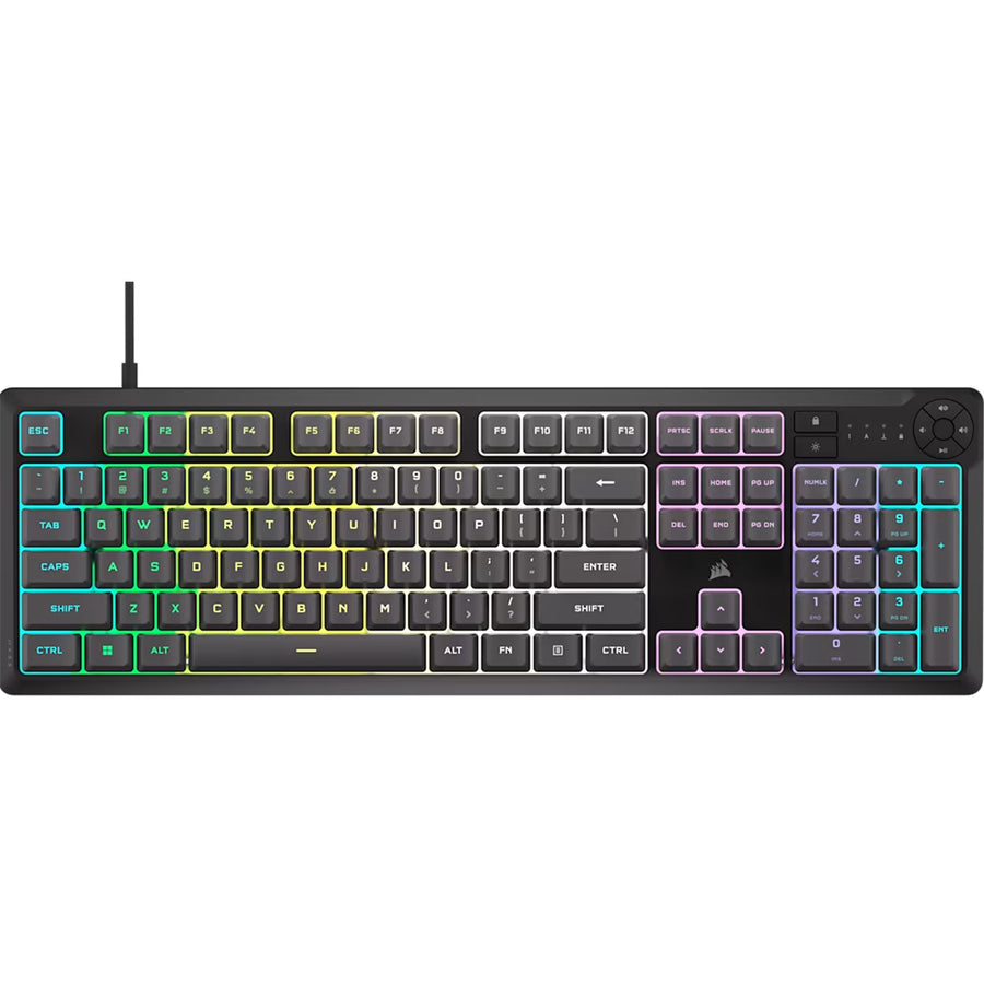 Corsair K55 CORE RGB Gaming Keyboard - Gray