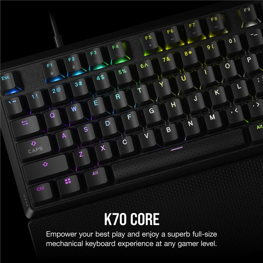 Corsair K70 CORE RGB Mechanical Gaming Keyboard - Black