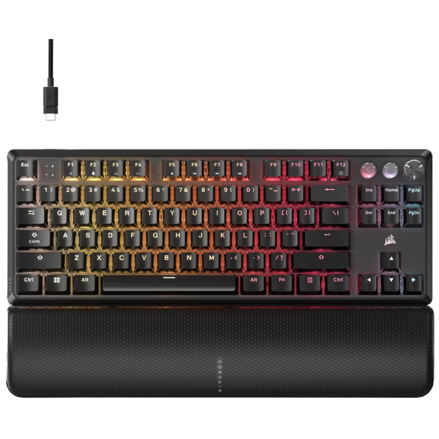 CH-911911G-NA - CORSAIR K70 PRO TKL HIGH PERFORMANCE HALL EFFECT RAPID TRIGGER GAMING KEYBOARD - BLACK