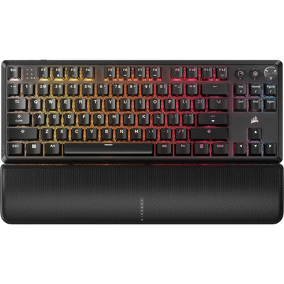 CH-914901E-NA - CORSAIR K70 CORE TKL WIRELESS RGB MLX RED V2 SOUND DAMPENING ROTARY DAIL GAMING KEYBOARD