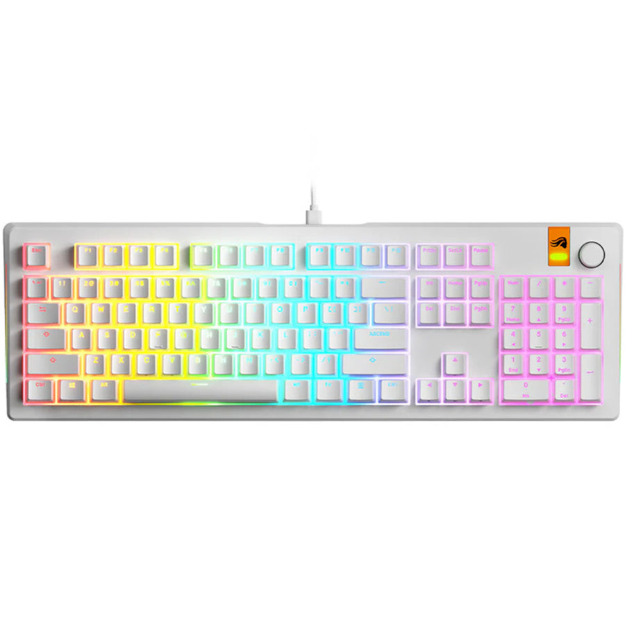 Glorious GMMK 3 HE 100% Prebuilt Keyboard - White