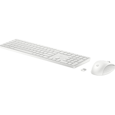 HP 650 WIRELESS KEYBOARD AND MOUSE COMBO - WHITE