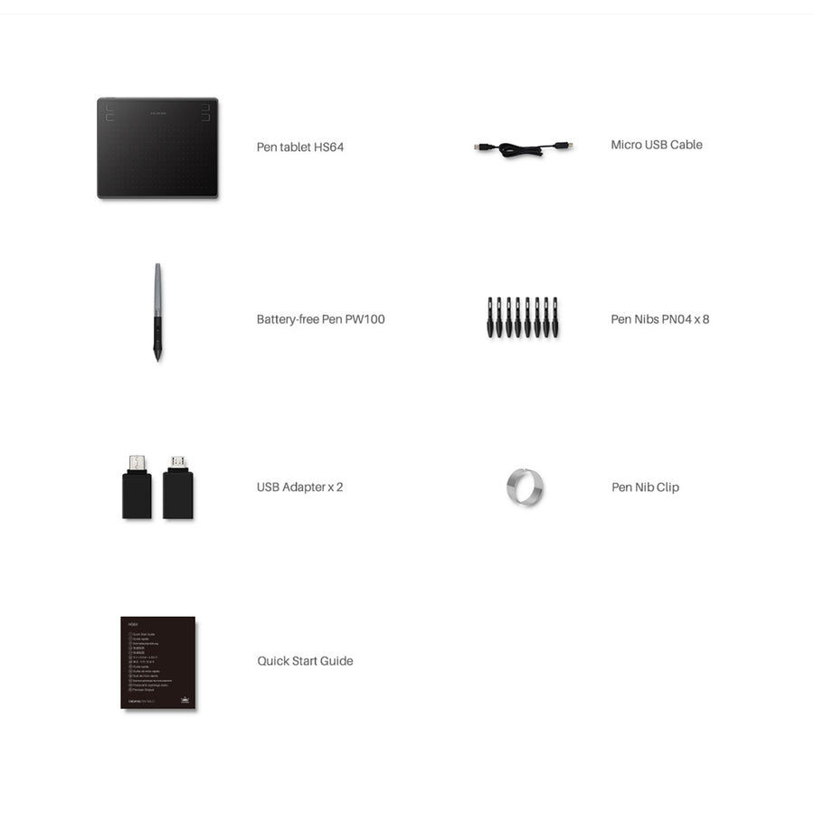 Huion  HS64  Pen Tablet