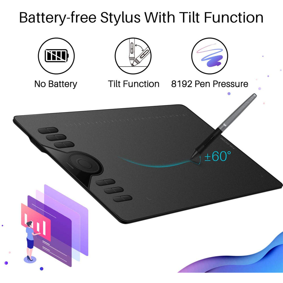 Huion  HS610  On-The-Go Pen Tablet
