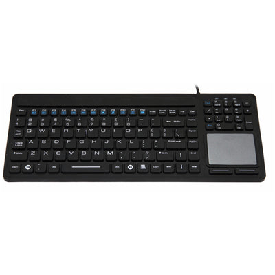 SK308 - Inputel SK308 Silikontastatur + Trackpad IP68 - USB