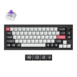KEYC-Q2H-M1 - Keychron Q2 HE QMK Wireless Fully Assembled Knob Carbon Black Gateron Double-Rail Magnetic Nebula Switch Custom Keyboard