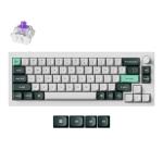 KEYC-Q2H-P1 - Keychron Q2 HE QMK Wireless Fully Assembled Knob Shell White Gateron Double-Rail Magnetic Nebula Switch Custom Keyboard