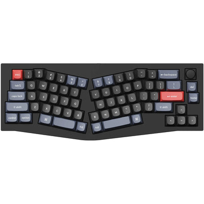 Keychron Q8-M1Z 65% Alice Layout 68 Key Black Red Switch RGB Hot-Swap Wired Keyboard
