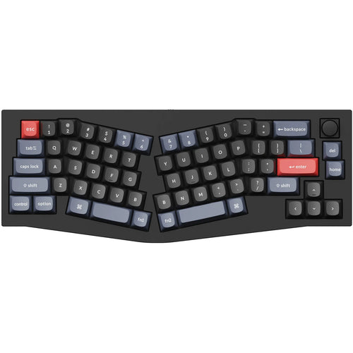 Keychron Q8-M1Z 65% Alice Layout 68 Key Black Red Switch RGB Hot-Swap Wired Keyboard