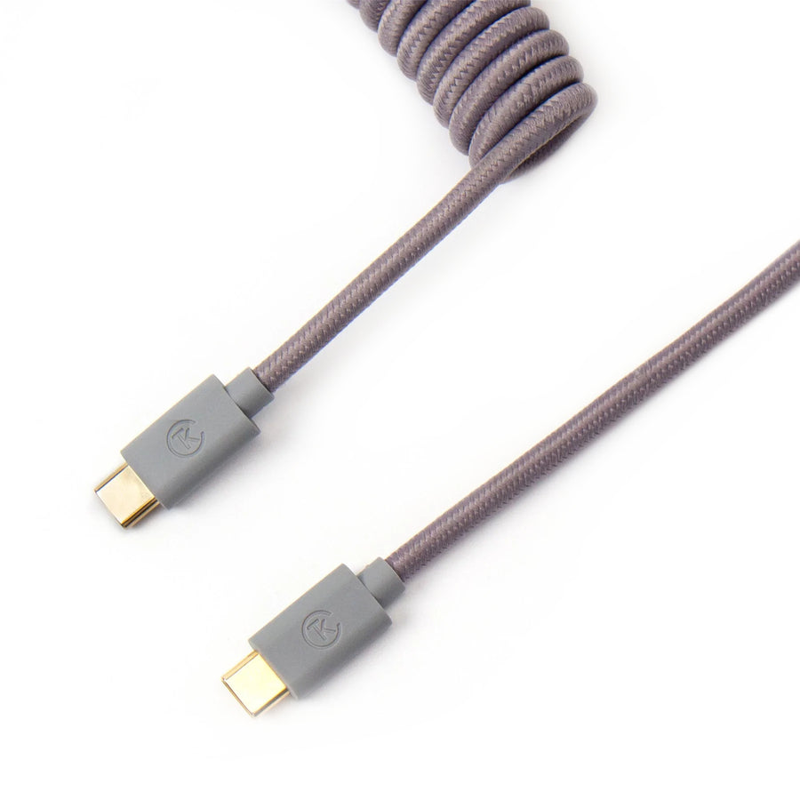 Keychron Coiled Type-C Cable Grey