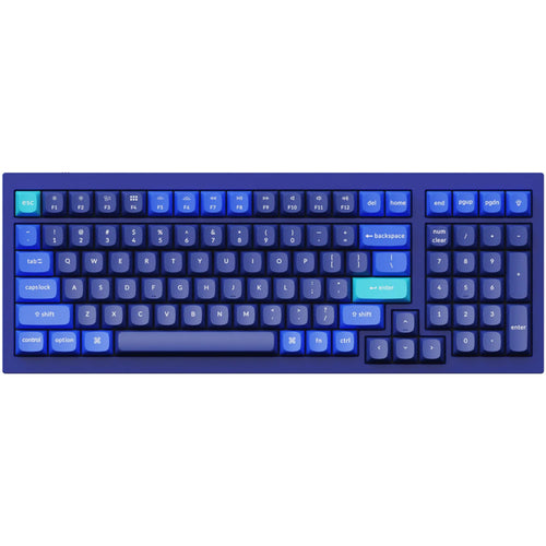 Keychron Q5-J1 96% Layout 100 Key Blue Red Switch RGB Hot-Swap Wired Keyboard