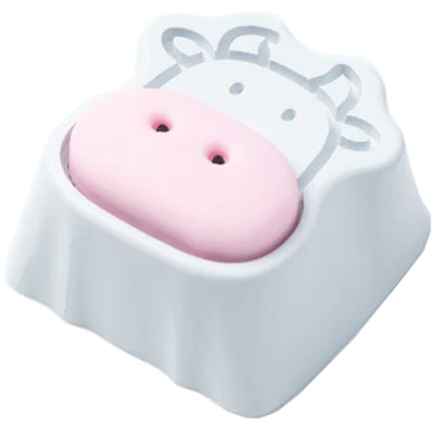 Keychron Cute Cows Keycap (1u) White