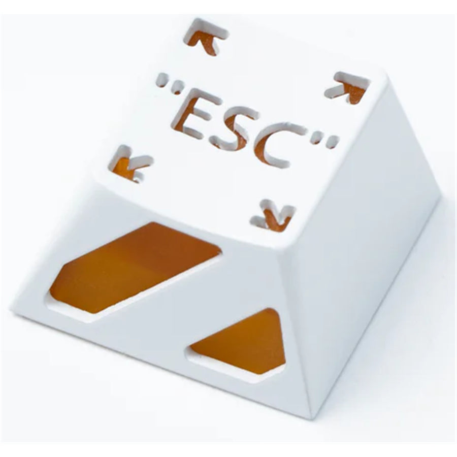 Keychron Spacebar key Keycap (6.25u) White and Orange