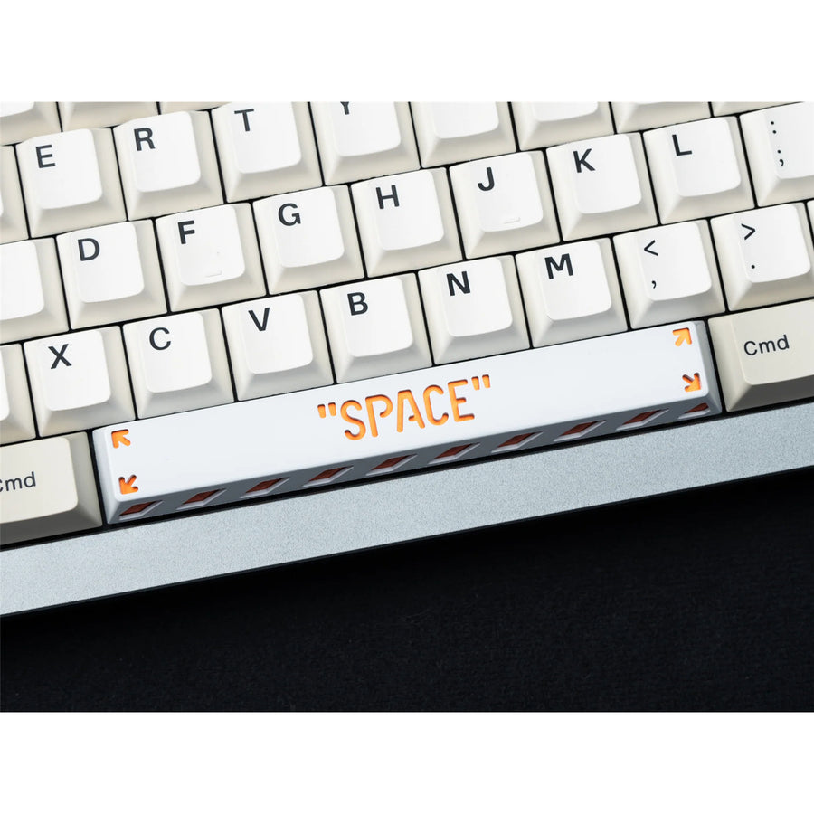 Keychron Spacebar key Keycap (6.25u) White and Orange