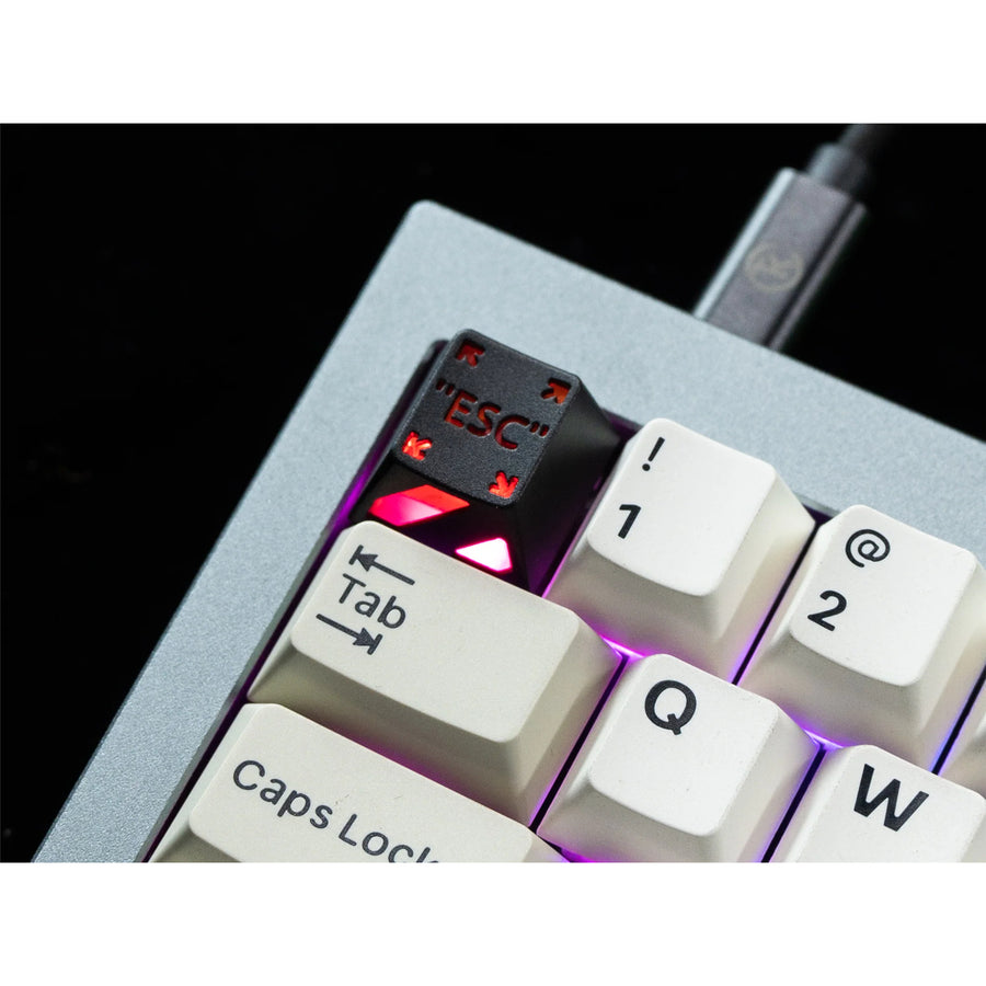 Keychron ESC key Keycap (1u) Black and Orange