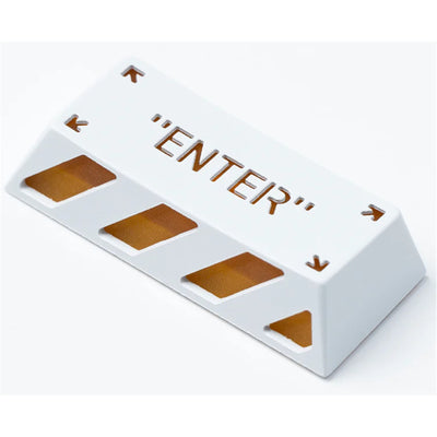 Keychron Enter key Keycap (2.25u) White and Orange