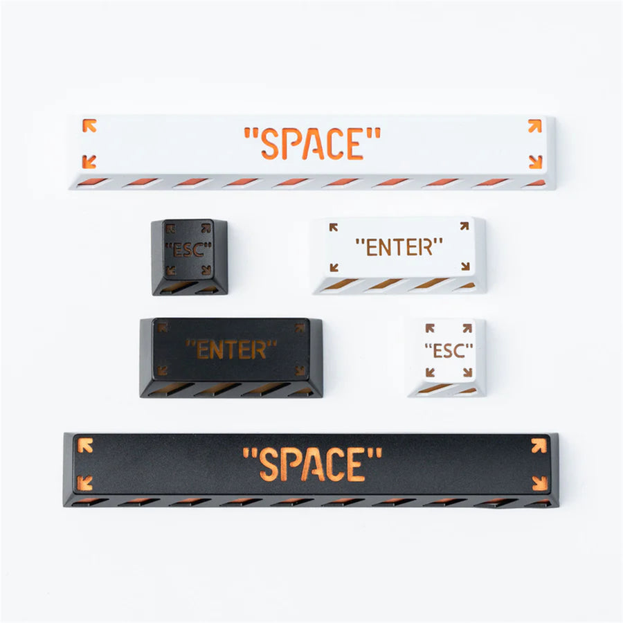 Keychron Enter key Keycap (2.25u) White and Orange