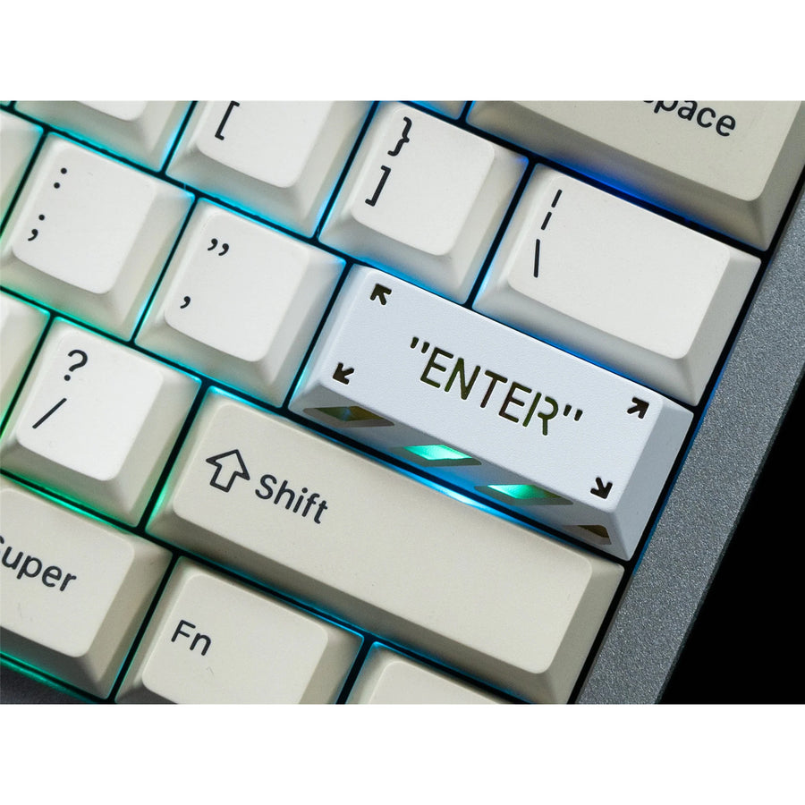 Keychron Enter key Keycap (2.25u) White and Orange