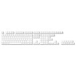 KEYC-PBT-05 - Keychron Double Shot OSA PBT Keycap Full Keycap Set - Black lettering on White Keys