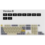 KEYC-PBT-34 - Keychron Q3&Q6&K8&K8Pro&K10&K12 OEM Dye-Sub PBT Keycap Set - Wheat Grey