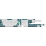 KEYC-T10 - Keychron OEM Dye-Sub PBT Full Set Keycap Set - White Mint - DE-ISO