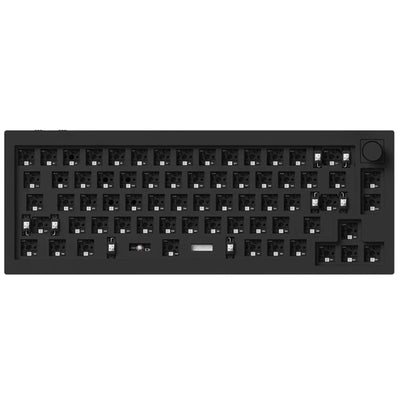Keychron Q2 Pro 65% QMK/VIA Wireless Custom Mechanical Keyboard Barebone Knob Carbone Black