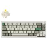 KEYC-Q2M-P4 - Keychron Q2 Max ANSI 65% Layout 68 Key Shell White Full Assembled Knob Banana Switch RGB Hot-Swap Gateron Jupiter Wireless / Wired / 2.4GHz Normal Profile QMK Custom Keyboard