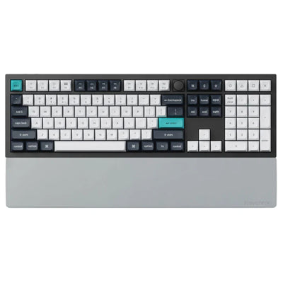Keychron Silicone Palm Rest - To suit 100% size keyboards - 435mm Long - Gray