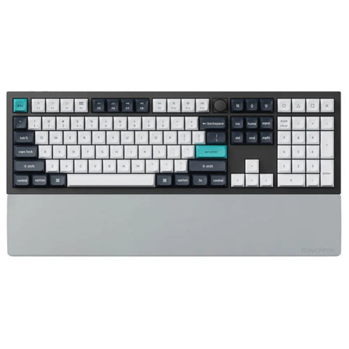 Keychron Silicone Palm Rest - To suit 100% size keyboards - 435mm Long - Gray