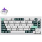KEYC-Q1H-P1 - Keychron Q1 HE QMK Fully Assembled Knob Shell White Gateron Double-Rail Magnetic Nebula Switch Wireless Custom Keyboard