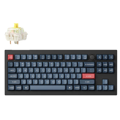 Keychron V3 Max QMK/VIA Fully Assembled Knob Carbon Black Gateron Jupiter Banana Wireless Custom Mechanical Keyboard