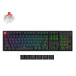 KEYC-K10X-J1 - Keychron K10 QMK Wireless RGB Backlight Aluminum Frame Keychron Superswitch Red (Hot-Swappable) Mechanical Keyboard