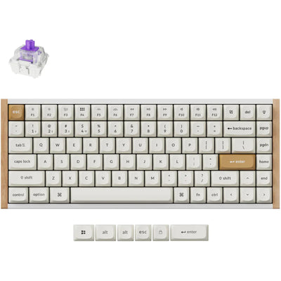 Keychron K2 HE HE Wireless Magnetic Switch Custom Keyboard - Gateron Double Rail Magnetic Nebula Switch