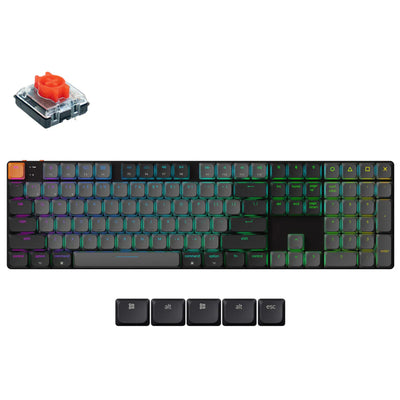 Keychron K5 QMK Wireless RGB Backlight (Hot-Swappable) Red Switch Mechanical Keyboard