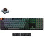 KEYC-K5X-H3 - Keychron K5 QMK Wireless RGB Backlight (Hot-Swappable) Brown Switch Mechanical Keyboard