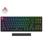 KEYC-K8X-J1 - Keychron K8 QMK Wireless RGB Backlight Aluminum Frame Keychron Superswitch Red (Hot-Swappable) Mechanical Keyboard