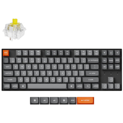 Keychron K8 Max QMK Wireless Fully Assembled RGB Backlight Super Banana Switch Mechanical Keyboard