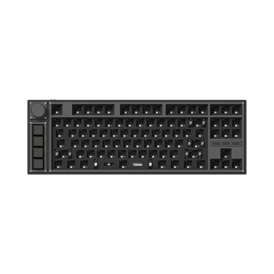 Keychron Lemokey L3 QMK/VIA Barebone Knob Carbon Black Wireless Custom Barebone Mechanical Keyboard