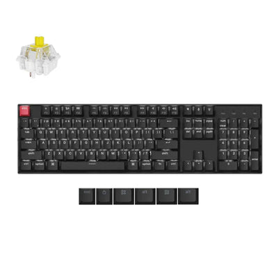 Keychron K10 QMK White Backlight Super Switch Banana Wireless Mechanical Keyboard