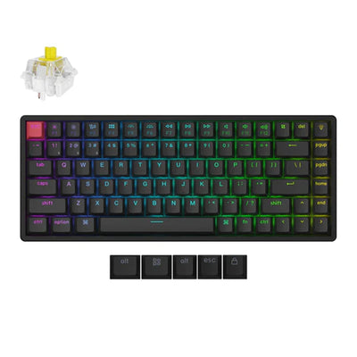 Keychron K2 QMK RGB Backlight Aluminum Frame Super Switch Banana (Hot-Swappable) Wireless Mechanical Keyboard