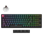 KEYC-K4X-J3 - Keychron K4 QMK RGB Backlight Aluminum Frame Super Switch Brown (Hot-Swappable) Wireless Mechanical Keyboard