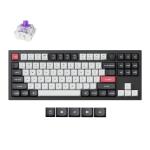 KEYC-Q3H-M1 - Keychron Q3 HE QMK Wireless Fully Assembled Carbon Black Gateron Double-Rail Magnetic Nebula Switch Custom Keyboard