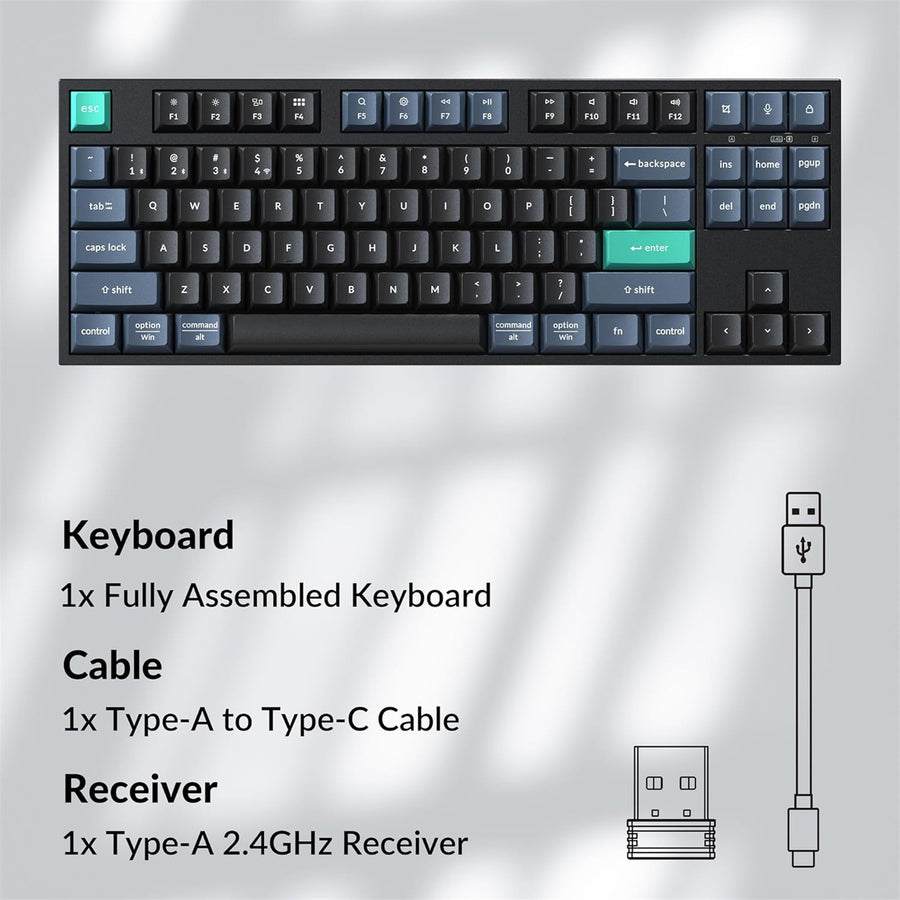 Keychron B33-K9 Wireless Keyboard - Deep Black
