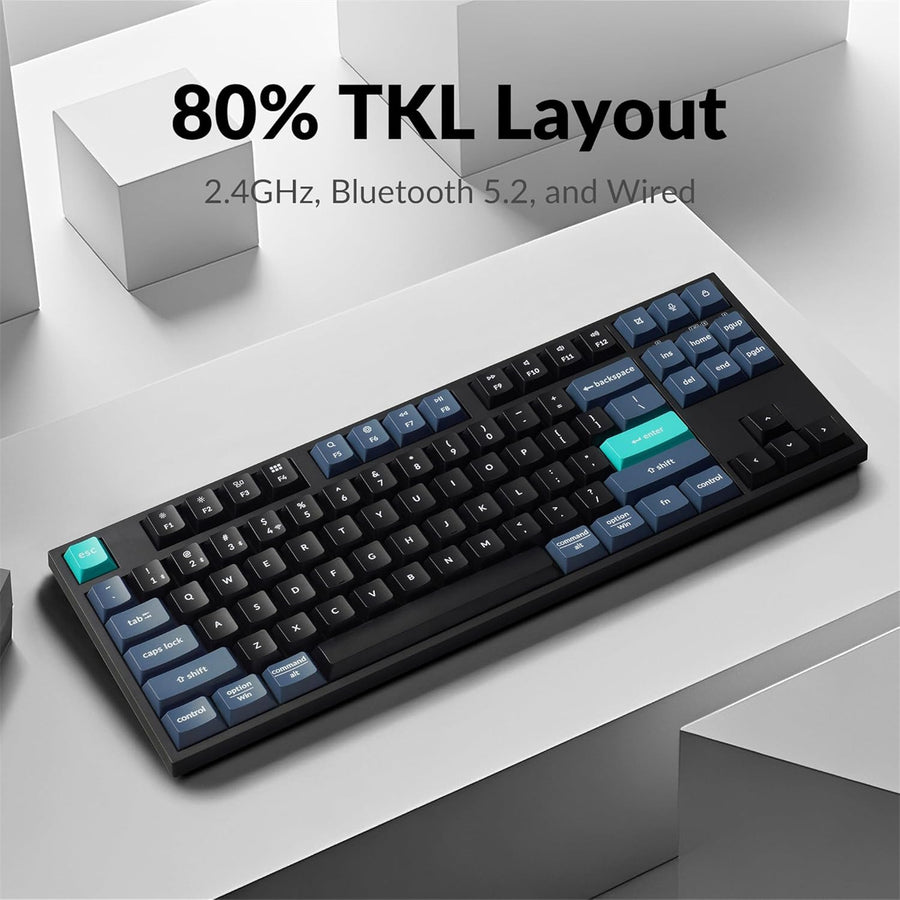 Keychron B33 80% TKL Wireless Keyboard - Deep Black
