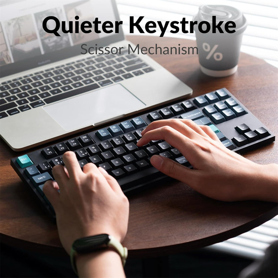 Keychron B33 80% TKL Wireless Keyboard - Deep Black