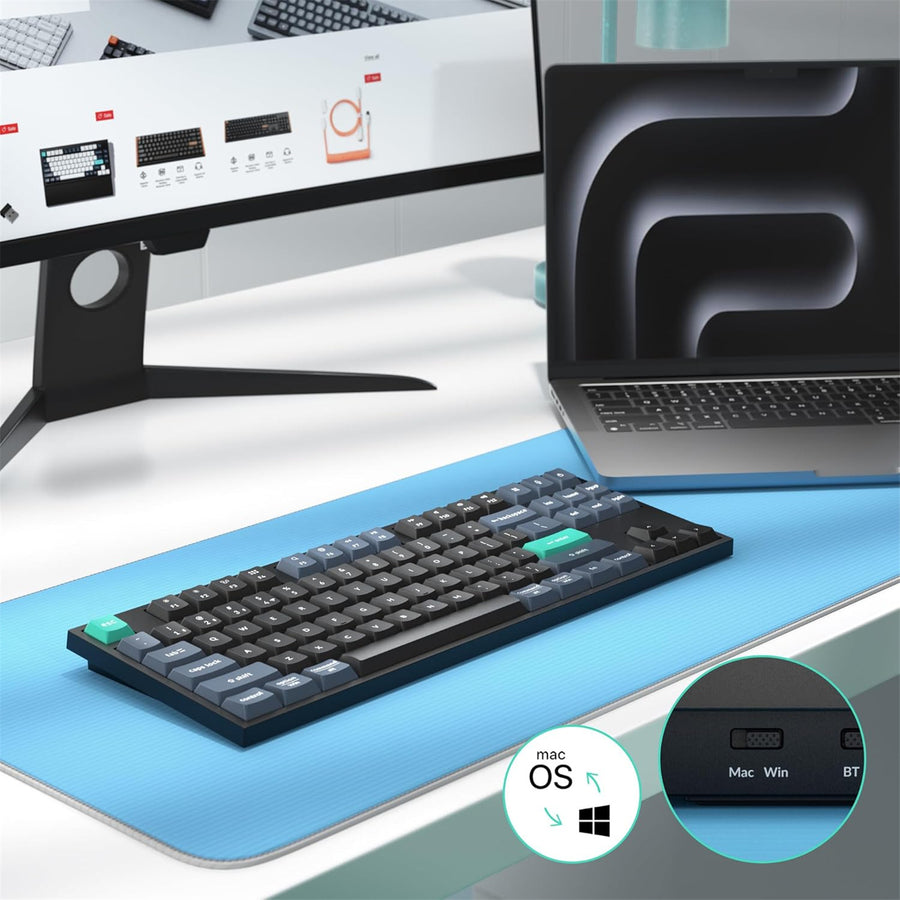 Keychron B33-K9 Wireless Keyboard - Deep Black