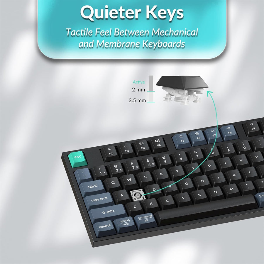 Keychron B33-K9 Wireless Keyboard - Deep Black