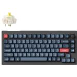KEYC-V1M-D4 - Keychron V1 Max QMK/VIA Wireless Fully Assembled Knob Carbon Black Gaternon Jupiter Banana Switch Custom Mechanical Keyboard