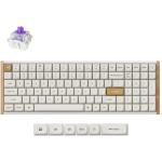 KEYC-K4H-Q1 - Keychron K4 HE Wireless Magnetic Switch Special Edition White Gateron Double-Rail Magnetic Nebula Switch Custom Keyboard